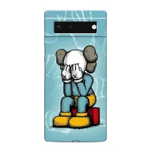 Чехлы для Google Pixel 6 - Bearbrick Louis Vuitton (PREMIUMPrint) (Плач Bearbrick)