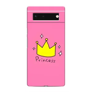 Чехол с картинкой (Стильные) для Гугл Пиксель 6 - (AlphaPrint) (Princess)