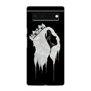 Чехол с Короной Гугл Пиксель 6 - (AlphaPrint) (Принцесса)