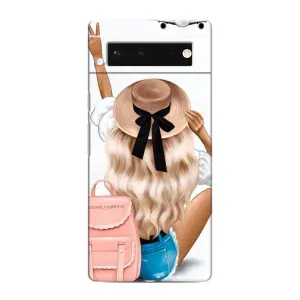Чехол с печатью для Google Pixel 6 - (Мода) (AlphaPrint) (Путешествие)