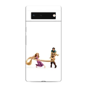Чехол Рапунцель для Google Pixel 6 (Рапунцель и Флин)