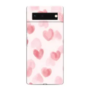 Чехол с розовым рисунком для Google Pixel 6