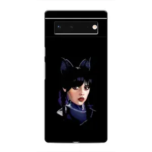 Чехлы Венсдей на Google Pixel 6 Уэнсдей (AlphaPrint) (серьезная Уэнздей)