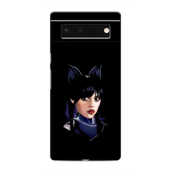 Чехол с принтом «серьезная Уэнздей» для Google Pixel 6