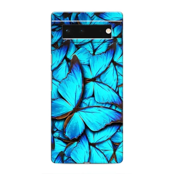 Чохол з принтом «Сині метелики» для Google Pixel 6 Чохол з принтом «Сині метелики» для Google Pixel 6