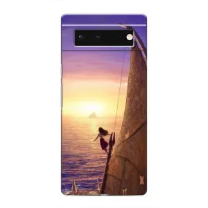 Чехол с мультфильмом Моана Google Pixel 6 (Закат Ваяна)