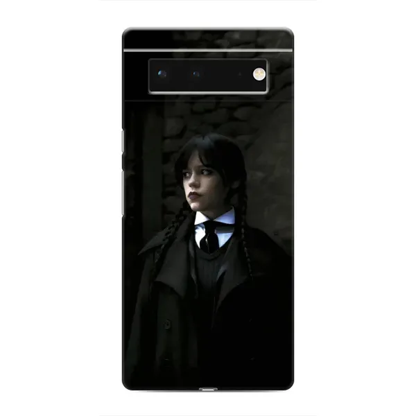 Чехол с принтом «Темный стиль Уэнздей» для Google Pixel 6 Чехол с принтом «Темный стиль Уэнздей» для Google Pixel 6