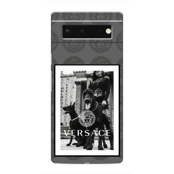 Чехол с принтом «Версаче» для Google Pixel 6