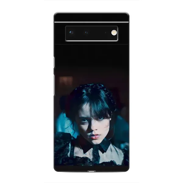 Чехол с принтом «взгляд Уэнздей» для Google Pixel 6