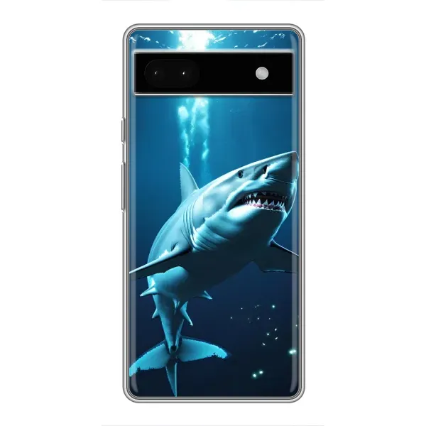 Чехол с принтом «Акула под водой» для Google Pixel 6a