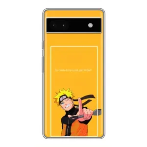 Анимешный чехол для Google Pixel 6a (Аниме Наруто)