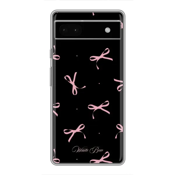 Чохол з принтом «Банти на чорному» для Google Pixel 6a Чохол з принтом «Банти на чорному» для Google Pixel 6a