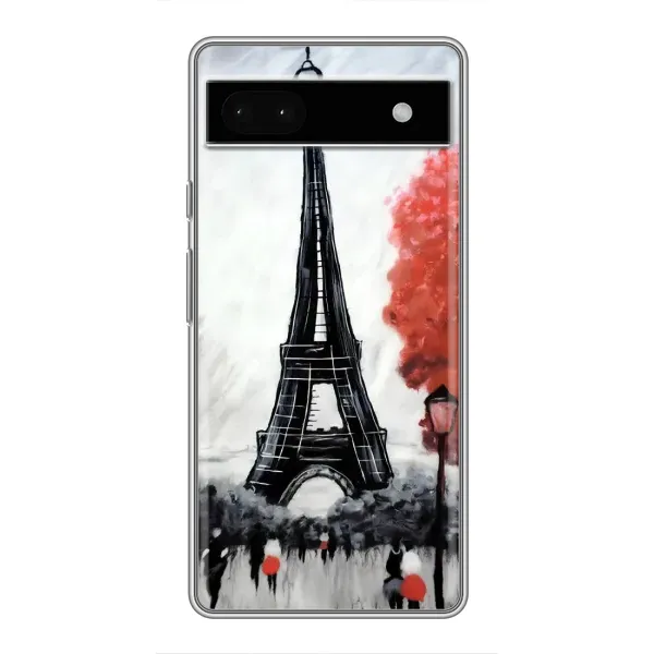 Чохол з принтом «Вежа в Парижі» для Google Pixel 6a