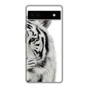 Чехлы с картинками животных Google Pixel 6a (Белый Тигр)