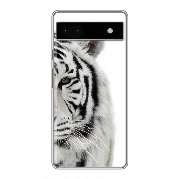 Чехол с принтом «Белый Тигр» для Google Pixel 6a