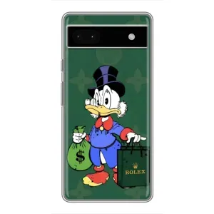 Чехлы для Google Pixel 6a - Скрудж МакДак Louis Vuitton (PREMIUMPrint) (Богатая Утка)