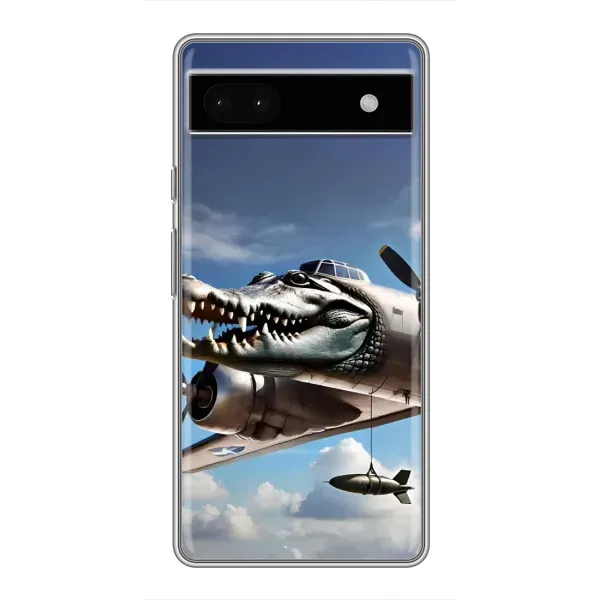 Чохол з принтом «Бомбардіро крокоділо» для Google Pixel 6a