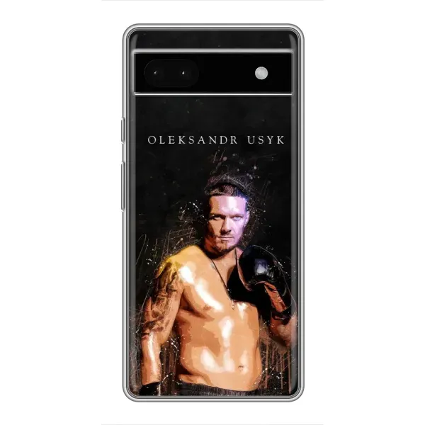 Чохол з принтом «Боксер Олександр Усик» для Google Pixel 6a Чохол з принтом «Боксер Олександр Усик» для Google Pixel 6a