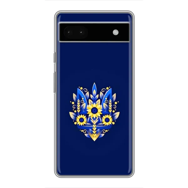 Чехол с принтом «Цветочный Герб» для Google Pixel 6a