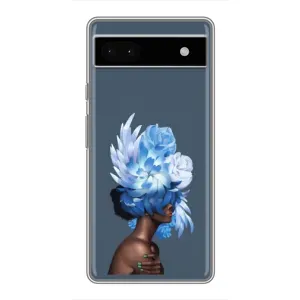 Чехлы (ART) Цветы на Google Pixel 6a (VPrint) (Цветы на голове)