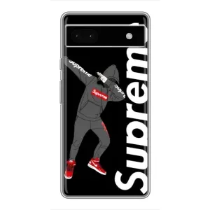 Чехол для Google Pixel 6a с картинкой Supreme (AlphaPrint) (Деб Суприм)