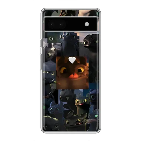 Чохол з принтом «Дракон колаж» для Google Pixel 6a Чохол з принтом «Дракон колаж» для Google Pixel 6a