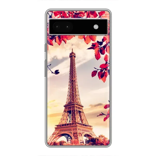 Чохол з принтом «Ейфелева Вежа» для Google Pixel 6a