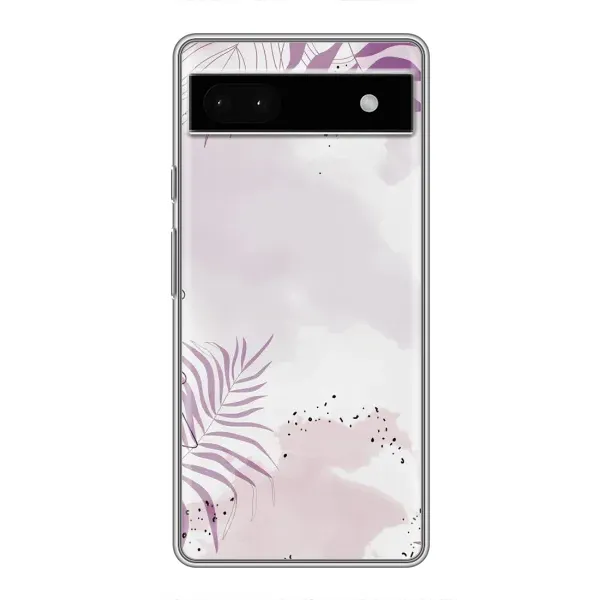 Чохол з принтом «Фіолетове листя» для Google Pixel 6a