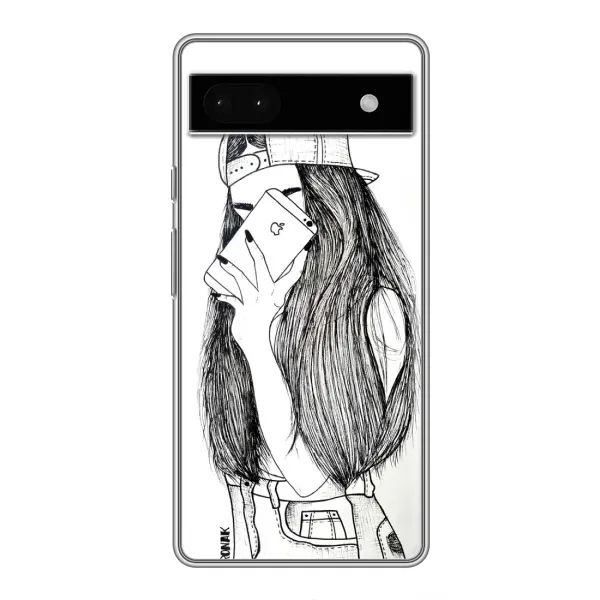Чохол з принтом «Фото дівчини» для Google Pixel 6a