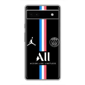 Чехлы PSG для Google Pixel 6a (AlphaPrint) (футболка ПСЖ)
