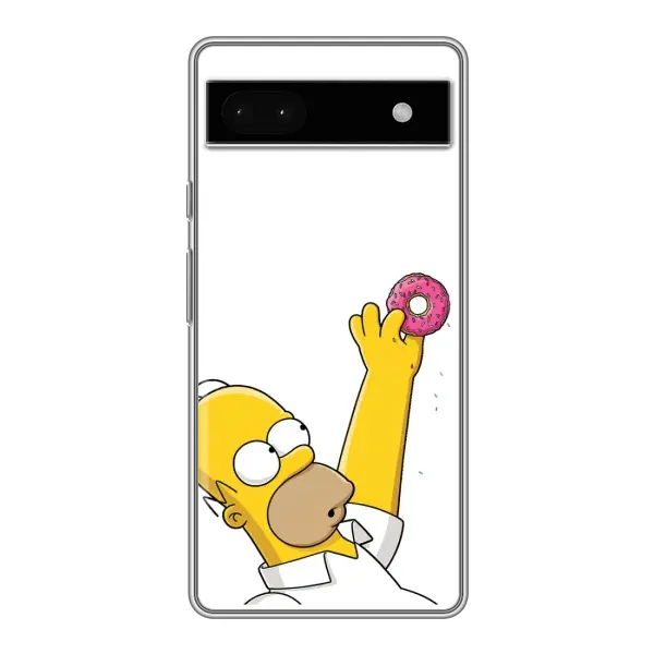 Чохол з принтом «Гомер з пончиком» для Google Pixel 6a