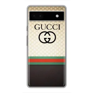 Чехлы ГУЧЧИ для Гугл Пиксель 6а (AlphaPrint) (GUCCI стиль)