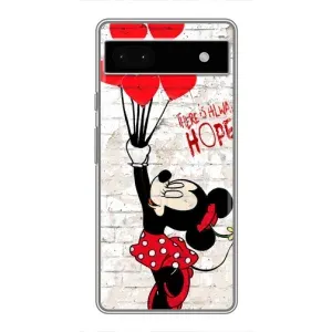 Чехол Disney Mouse Google Pixel 6a (PREMIUMPrint) (Heart Minni)