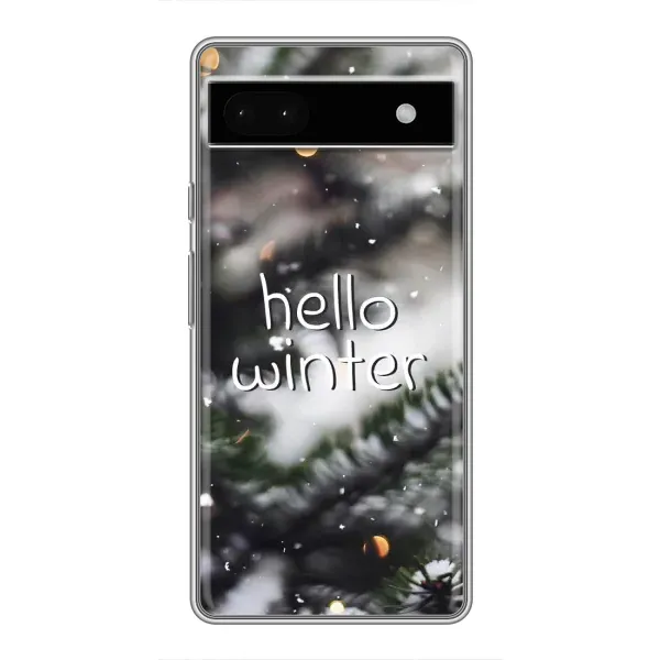 Чехол с принтом «Hello winter» для Google Pixel 6a