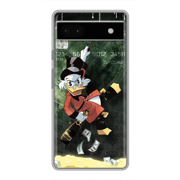 Чехол с принтом «Карточка Скруджа» для Google Pixel 6a