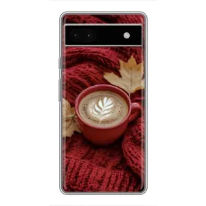 Чехол с уникальным дизайном «Осень с кофе» для Google Pixel 6a (Кофе на пледе)