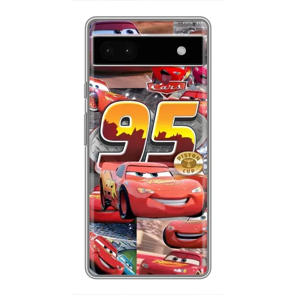 Чехол с принтом «Коллаж Молния Маквин» для Google Pixel 6a