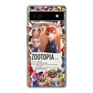 Чехол с принтом «Постер Зверополис» для Google Pixel 6a