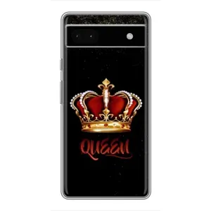 Чехол с Короной Гугл Пиксель 6а - (AlphaPrint) (Корона короля)