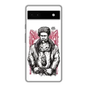 Чехлы для Google Pixel 6a с принтом Тараса Шевченко (AlphaPrint) (Козак Шевченко)