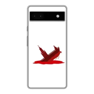 Чехол с принтом (Русский корабль...) для Гугл Пиксель 6а (AlphaPrint) (Кремлевский Корабль)