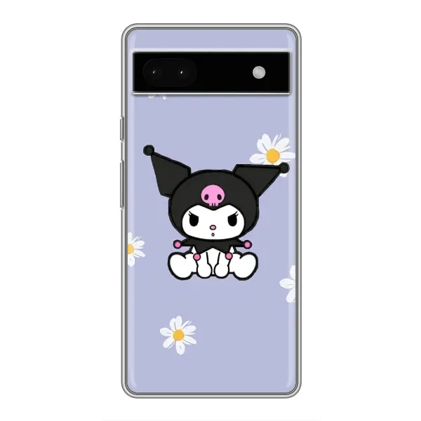 Чохол з принтом «Куромі в квітах» для Google Pixel 6a Чохол з принтом «Куромі в квітах» для Google Pixel 6a
