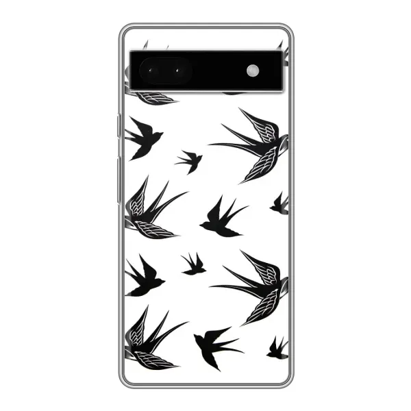 Чохол з принтом «Ластівки» для Google Pixel 6a Чохол з принтом «Ластівки» для Google Pixel 6a