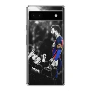 Чехлы Месси для Google Pixel 6a (AlphaPrint)