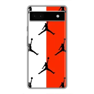 Чехлы для Google Pixel 6a - с картинкой JORDAN (AlphaPrint) (Лого Джордан)