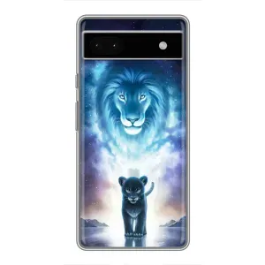 Чехол со Львом для Google Pixel 6a (VPrint) (Маленький лев)
