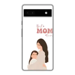Чехлы для мамы на Google Pixel 6a (Мама и дочка)