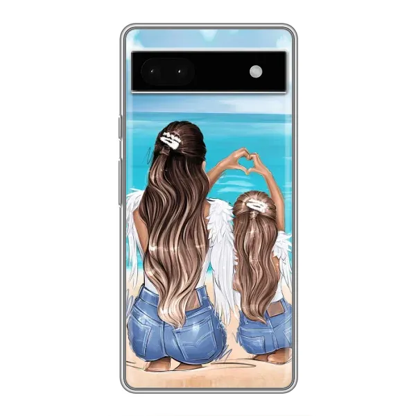 Чехол с принтом «Мама с доченькой» для Google Pixel 6a Чехол с принтом «Мама с доченькой» для Google Pixel 6a