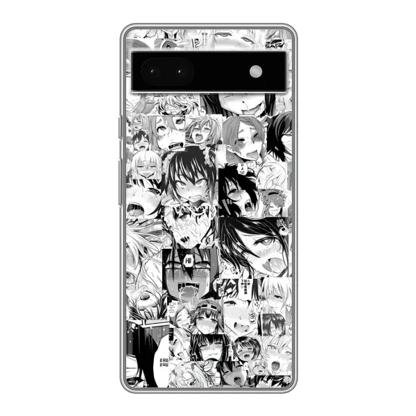 Чехол с принтом «Ahegao manga» для Google Pixel 6a