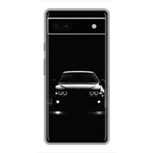 Чехол для Гугл Пиксель 6а - с принтом БМВ (AlphaPrint) (Машина BMW)